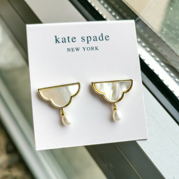 Kate Spade | Into The Sky Cloud | Gold Drop Earrings